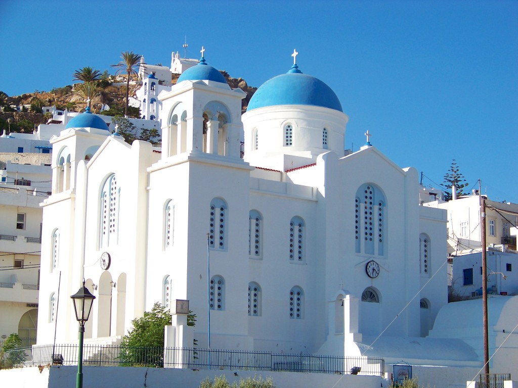 Une église à Chora (Ios, Grèce)