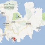Carte : Le camping de Mykonos